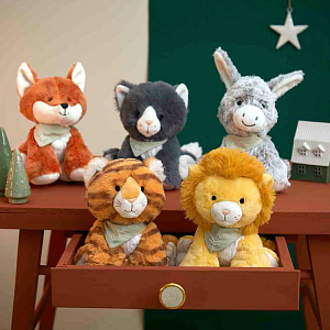 Мягкая игрушка Kaloo "Львенок Nougat", серия "Les Amis", карамельный, 17 см